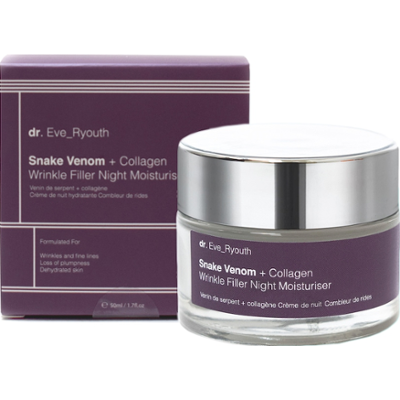Dr. Eve_Ryouth Krem na noc z jadem węża i kolagenem wypełniającym zmarszczki Kremy na noc 50 ml Damski