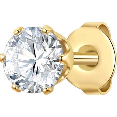 True Rebels Kolczyki Stal nierdzewna Żółte złoto 1 ct Męskie