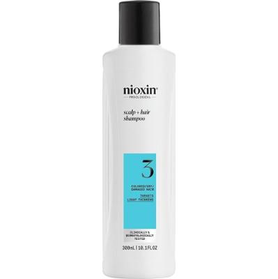 Nioxin Nioxin System 3 szampon oczyszczający do włosów farbowanych, lekko przerzedzonych, 300 ml Szampony
