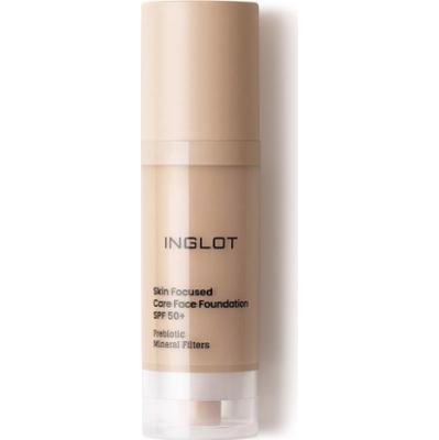 Inglot PIELĘGNACYJNY PODKŁAD DO TWARZY SKIN FOCUSED SPF 50 Podkłady 30 ml 303 - PORCELAIN BEIGE