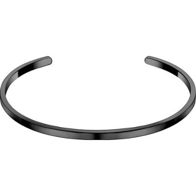 True Rebels Bransoletka Stal nierdzewna Czarny Bransoletki 1 ct Męskie