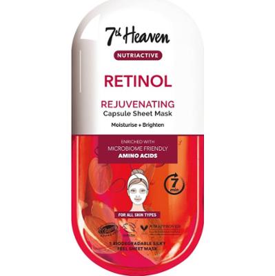 7th. Heaven Retinol Rejuvenating Capsule Mask Maseczki przeciwzmarszczkowe 1 ct Damski