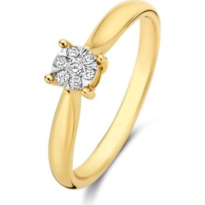 Isabel Bernard Pierścionek Isabel Bernard De La Paix Hanaé - 14-karatowe złoto - diament 0.08 karata Pierścionki 1 ct Damski