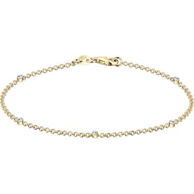 Elli Filigranowa damska bransoletka z kryształkami ze srebra próby 925 Bransoletki 1 ct Damski