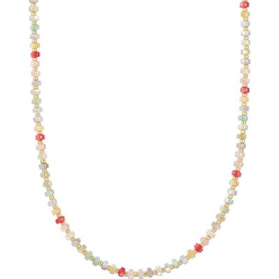 Yokoamii Łańcuszek Sztuczna perła Wielokolorowy Naszyjniki 1 ct Damski