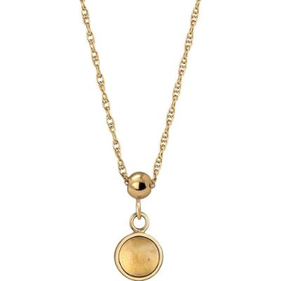 Elli PREMIUM z Kamieniem Damski Łańcuszek z Wisiorkiem Granat Kaboszon Czerwony Srebro 925 Sterling Silver Naszyjniki 1 ct