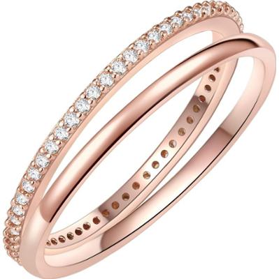 Lulu & Jane Mosiadz Cyrkonia Pierścionki 1 ct Damski