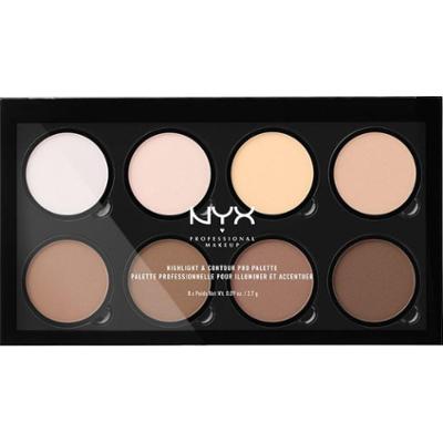 NYX Professional Makeup Pride Makeup Highlight and Contour Pro Palette Rozświetlacze 21,6 g MULTI-COLOR