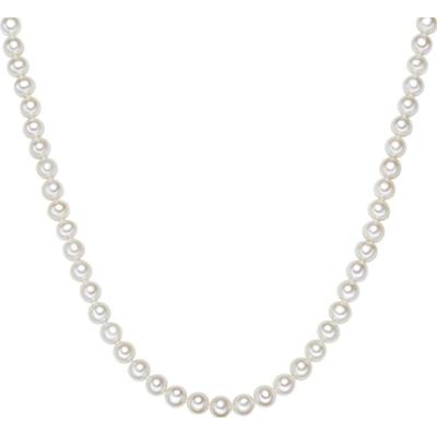Valero Pearls Naszyjnik srebrny srebro wysokiej próby Perła hodowlana słodkowodna srebrny Naszyjniki 1 ct Damski
