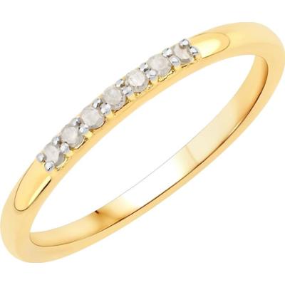 Rafaela Donata Pierścionek Srebro wysokiej próby Żółte złoto Pierścionki 1 ct Damski
