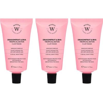 WARDA LUXURY SKINCARE Trio masek detoksykujących Maseczki błotne 150 ml Damski