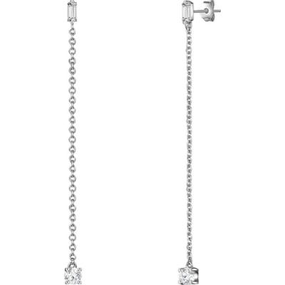Glanzstücke München Kolczyki wiszące srebrne srebro wysokiej próby Cyrkonia srebrny 1 ct Damski