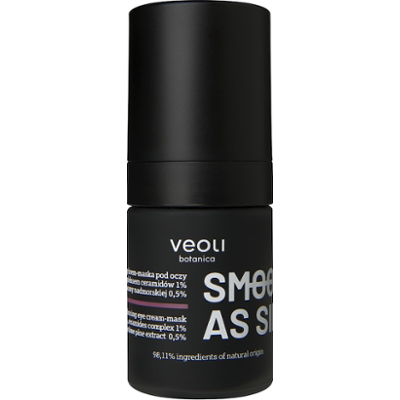 Veoli Botanica SMOOTH AS SILK naprawczo-ujędrniający krem-maska pod oczy z trehalozą 5%, kompleksem ceramidów 1% i ekstraktem z sosny nadmorskiej 0,5%