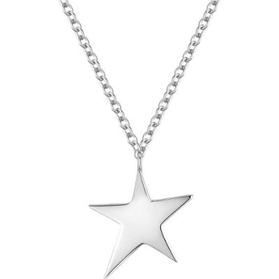 Glanzstücke München Łańcuszek Gwiazda z Srebro wysokiej próby w Srebrny Naszyjniki 1 ct Damski