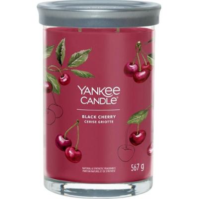 YANKEE CANDLE Tumbler z 1 knotem BLACK CHERRY Świeczki 567 g