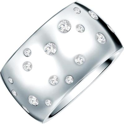 Rafaela Donata Stal nierdzewna Zdobienie kryształkami Swarovski® Pierścionki 1 ct Damski