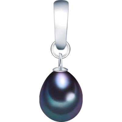 Valero Pearls Wisiorek z perłą srebro wysokiej próby Perła hodowlana słodkowodna srebrny Wisiorki 1 ct Damski