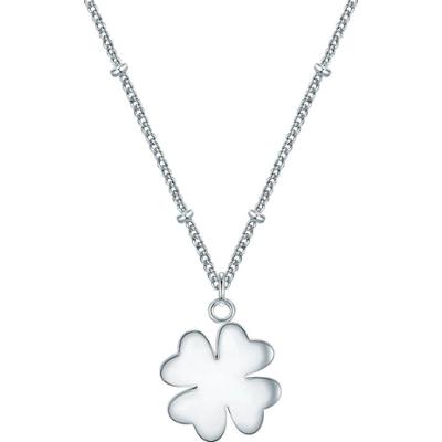 EASTSIDE Łańcuszek Koniczynka Stal nierdzewna Srebrny Naszyjniki 1 ct Damski