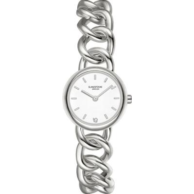 Glanzstücke München Zegarek na reke z metalowej stopu w kolorze srebrnym Zegarki damskie 1 ct Damski