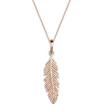 Elli Damska zawieszka z piórami Boho Festival w srebrze próby 925 Sterling Silver Naszyjniki 1 ct Damski