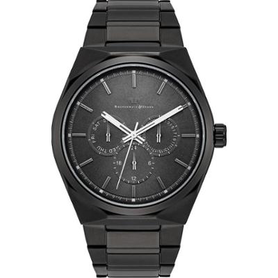 Rhodenwald & Söhne Wielofunkcyjny Cooledge Czarny Stal nierdzewna Czarny Zegarki damskie 1 ct Męskie