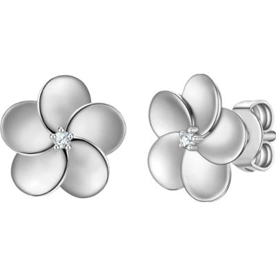 Rafaela Donata Kolczyki Kwiat z Srebro wysokiej próby w Srebrny 1 ct Damski