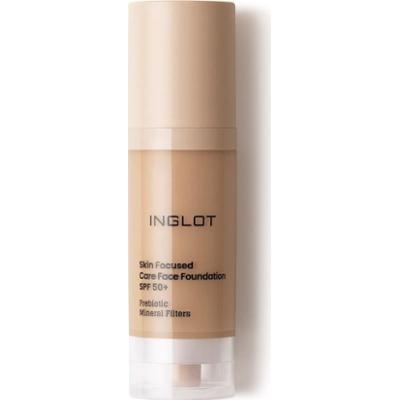 Inglot PIELĘGNACYJNY PODKŁAD DO TWARZY SKIN FOCUSED SPF 50 Podkłady 30 ml 309 - MEDIUM APRICOT