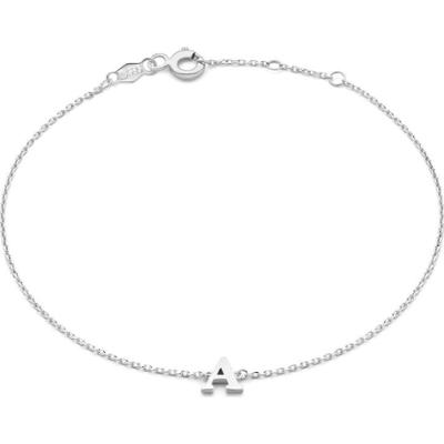 Isabel Bernard Bransoletka Isabel Bernard Saint Germain Rachel - 14-karatowe białe złoto Letter A - Z Bransoletki 1 ct Damski