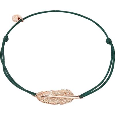 Glanzstücke München Srebrna bransoleta Pióro srebro wysokiej próby różowe złoto Bransoletki 1 ct Damski