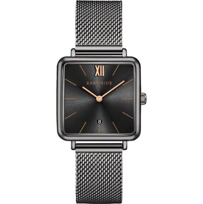 EASTSIDE Zegarek kwarcowy Grand Antracytowy Stal nierdzewna Antracytowy Zegarki damskie 1 ct Damski