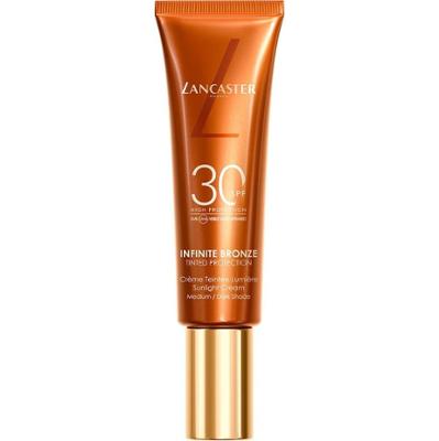 Lancaster Sun Beauty Ochronny krem brązujący do twarzy SPF30 Podkłady 50 ml Medium / Dark Shade