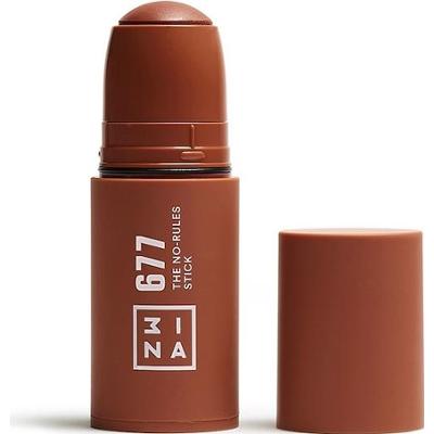 3INA The No - Rules Stick Highlighter Róż do policzków 5 g 677 - 677 NEUTRAL BROWN