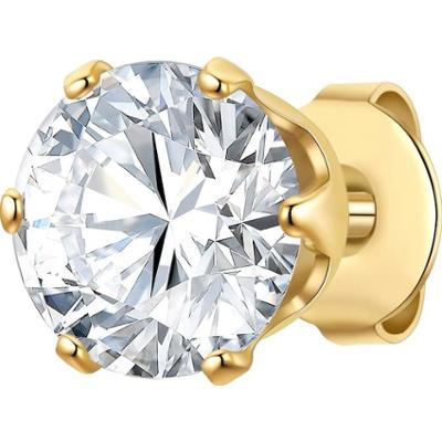 True Rebels Kolczyki Stal nierdzewna Żółte złoto 1 ct Męskie