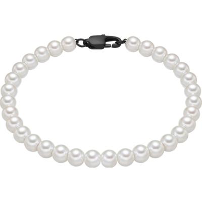 True Rebels Bransoletka Stal nierdzewna Czarny Bransoletki 1 ct Męskie