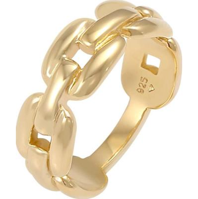 Elli Ladies Links Oval Chain Look Trend Blogger w 925 Sterling Silver Pierścionki 1 ct Damski