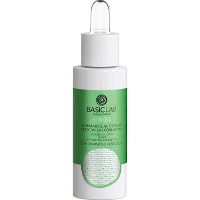 BasicLab NORMALIZUJĄCE SERUM PRZECIW ZASKÓRNIKOM Z 5% AZELOGLICYNY I 1% BHA 30ML Pielęgnacja Anti-Acne 30 ml