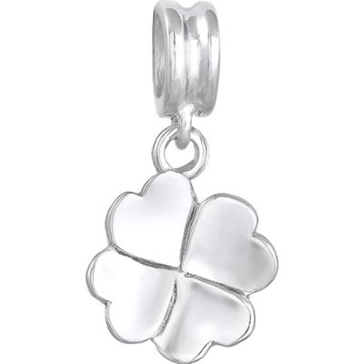Nenalina Damski charm wisiorek koniczynka wykonany ze srebra próby 925 Sterling Silver Wisiorki 1 ct