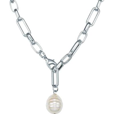 Lulu & Jane Stop metali Sztuczna perła Naszyjniki 1 ct Damski