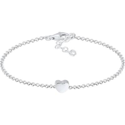Elli Damski wisiorek Serce Miłość Filigranowy w srebrze 925 Sterling Silver Bransoletki 1 ct