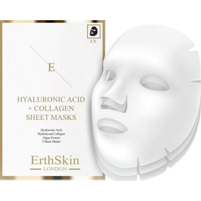 ErthSkin London Maska z kwasem hialuronowym i kolagenem Maseczki przeciwzmarszczkowe 20 g Damski