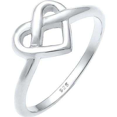 Elli Damski Wiesn Pretzel Węzeł-sSerce srebro 925 Sterling Silver Pierścionki 1 ct