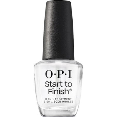 OPI Nail Care & Essentials Kuracja do paznokci 3 w 1, Baza, Top Coat i Odżywka Top coat 15 ml START TO FINISH