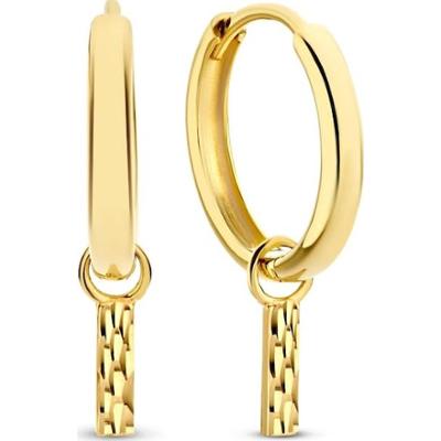 Isabel Bernard Kolczyki typu creole Isabel Bernard Rivoli Laura - 14-karatowe złoto 1 ct Damski