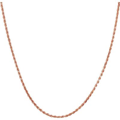 Glanzstücke München Łańcuszek z Srebro wysokiej próby w Różowy złoty Naszyjniki 1 ct Damski