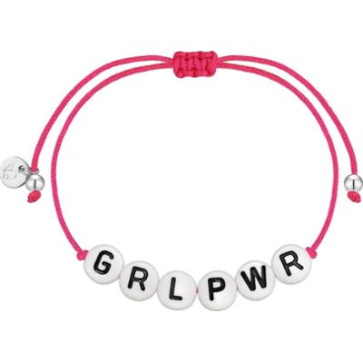 Glanzstücke München Bransoletka GRLPWR z srebra próby 925 w kolorze srebrnym Bransoletki 1 ct Damski