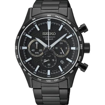 Seiko Mężczyźnizegarek Chronograph Zegarki damskie 1 ct Męskie