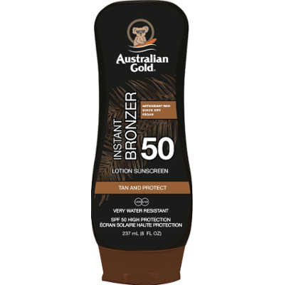 Australian Gold SPF 50 Lotion - balsam do opalania z bronzerem Ochrona przeciwsłoneczna 237 ml