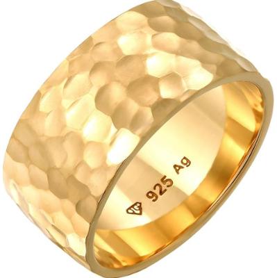 Elli Opaska damska Basic Hammered wykonana ze srebra próby 925 Sterling Silver Pierścionki 1 ct Damski