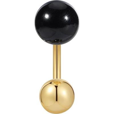 Glanzstücke München Kolczyki Srebro wysokiej próby Żółte złoto 1 ct Damski