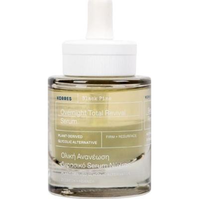 KORRES Black Pine 4D Ujędrniające serum do twarzy na noc Serum przeciwzmarszczkowe 30 ml